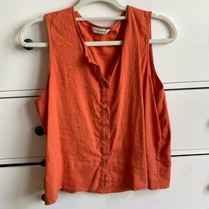 Club Monaco linen tank